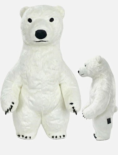 Inflatable polar bear - inflatable,